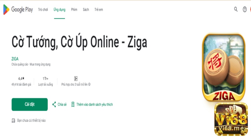 Cách tải cờ úp Ziga từ CH play