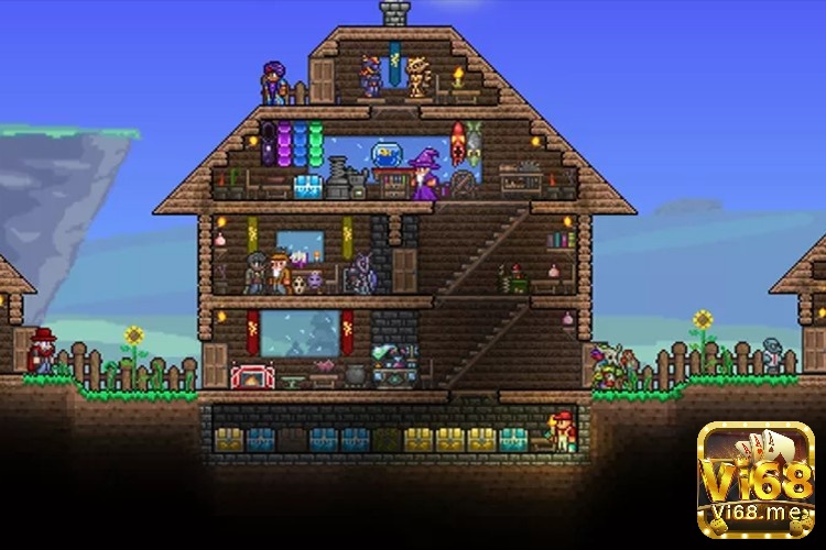 Terraria là một trong những game hay trên PC nhẹ mà bạn có thể chơi hàng giờ liền