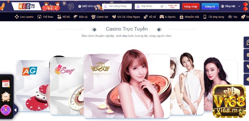 Hệ thống Live Casino tại web cược hội tụ 14 nhà cung cấp danh tiếng